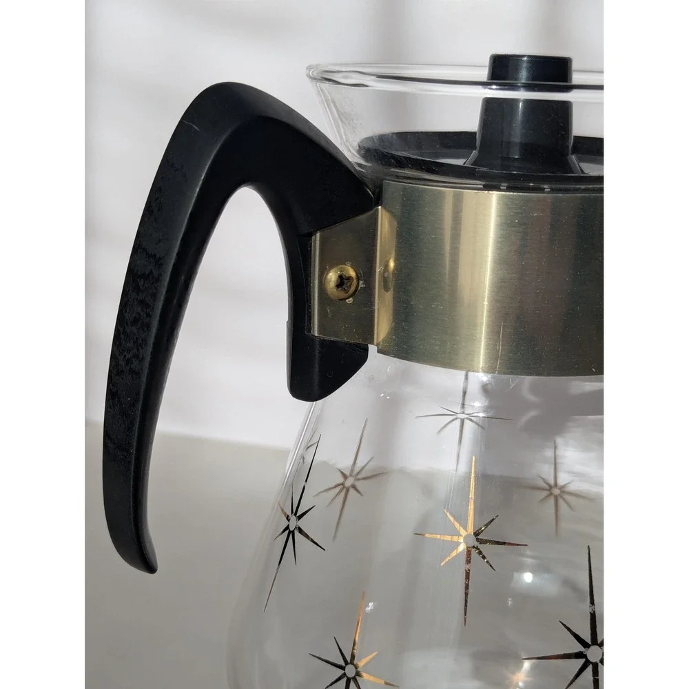 Vintage Atomic Starburst Coffee Carafe